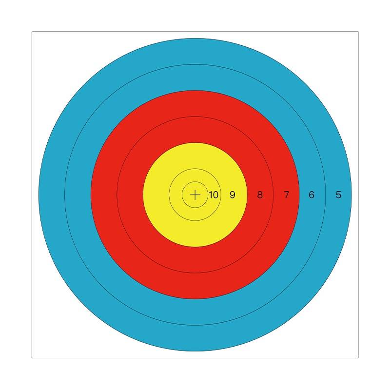 Standard 80-and-a-half-ring target paper